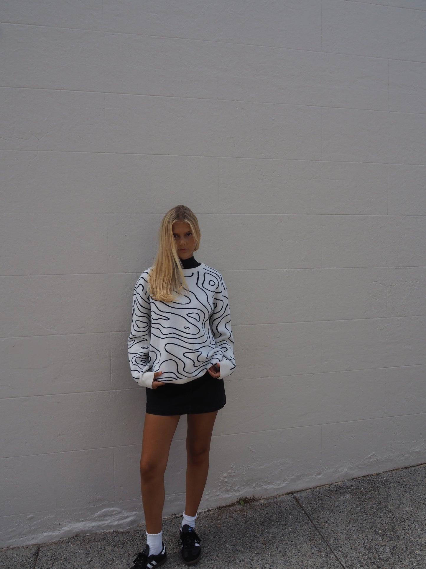 VOYAGER SWEATER "WHITE"