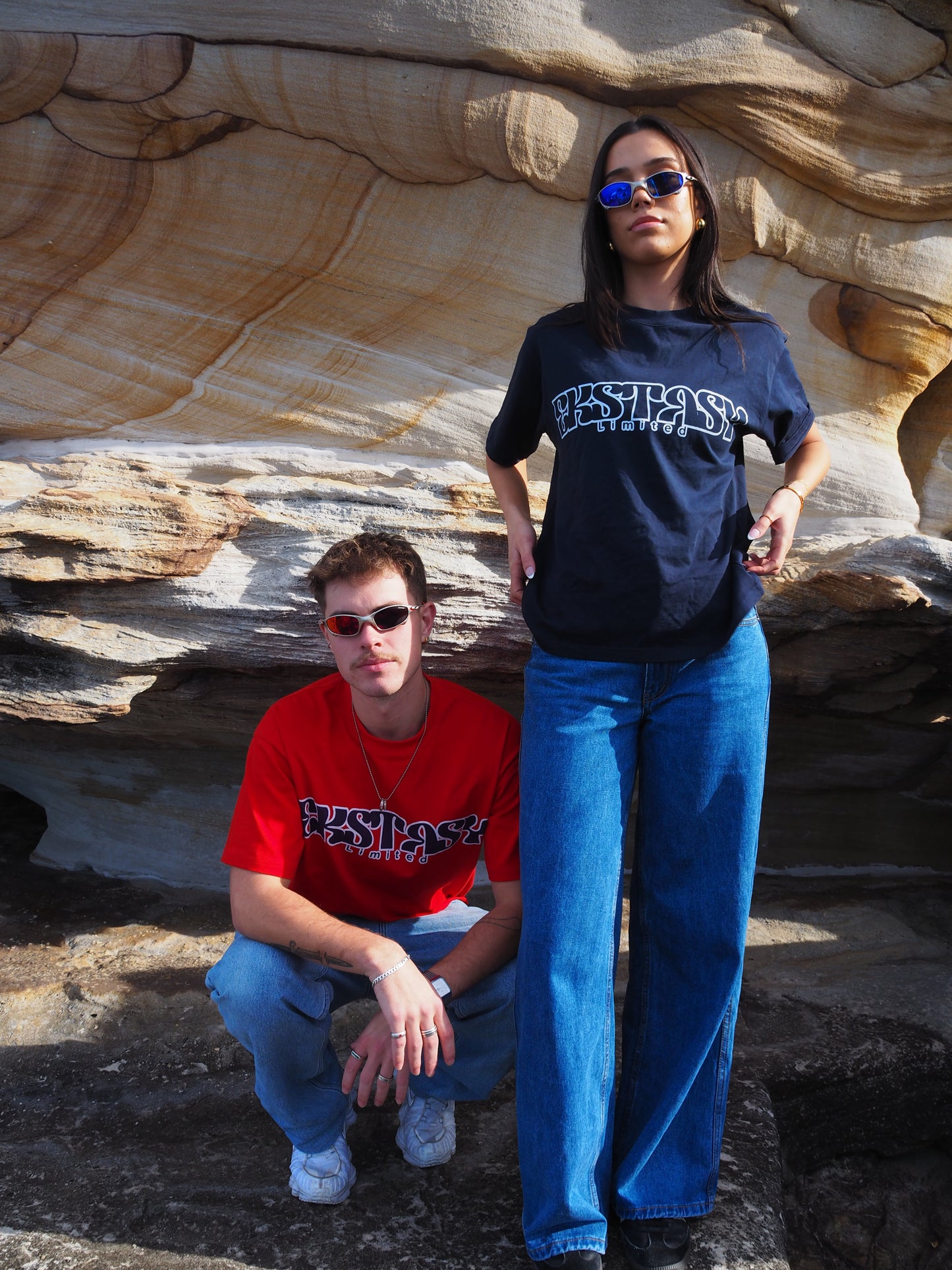 The Baggie Tee - Blue