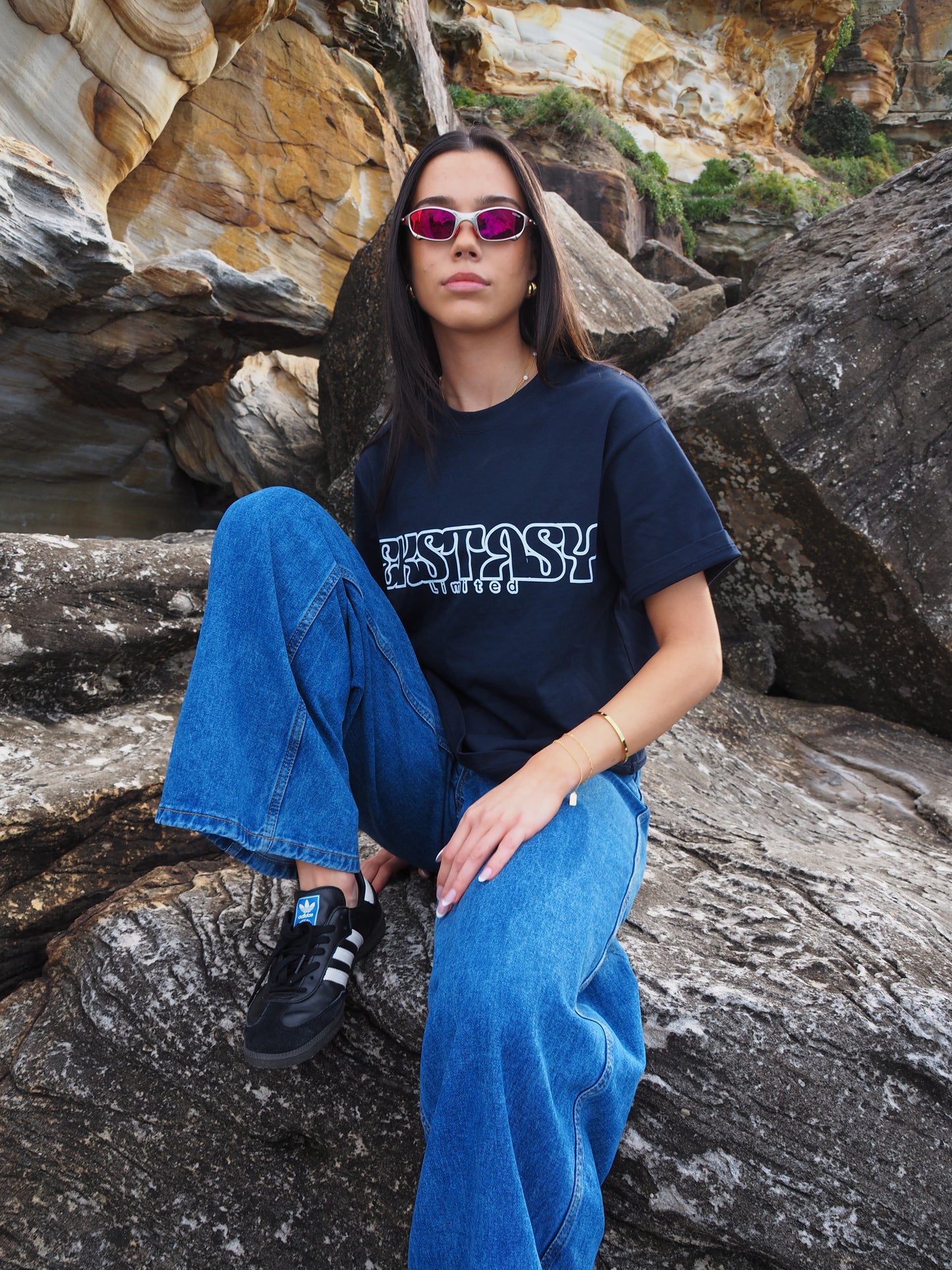 The Baggie Tee - Blue