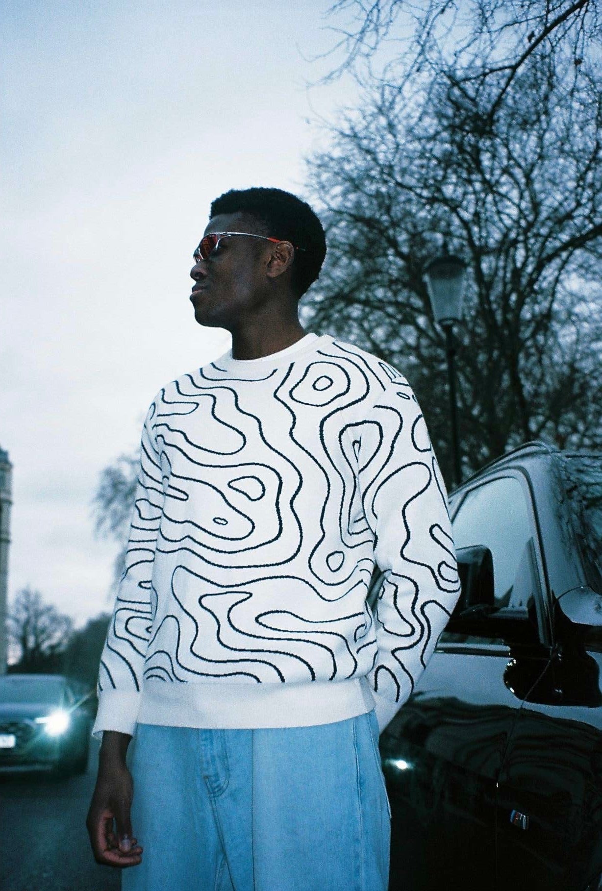 VOYAGER SWEATER "WHITE"