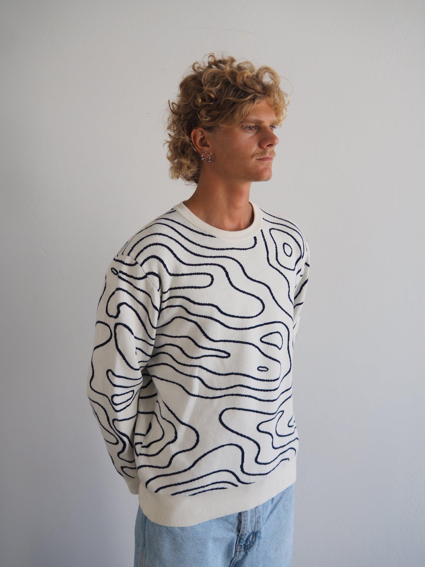 VOYAGER SWEATER "WHITE"