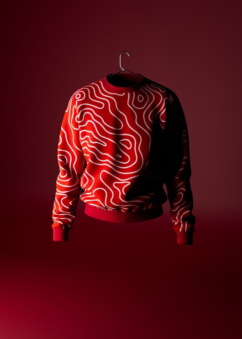 VOYAGER SWEATER - RED